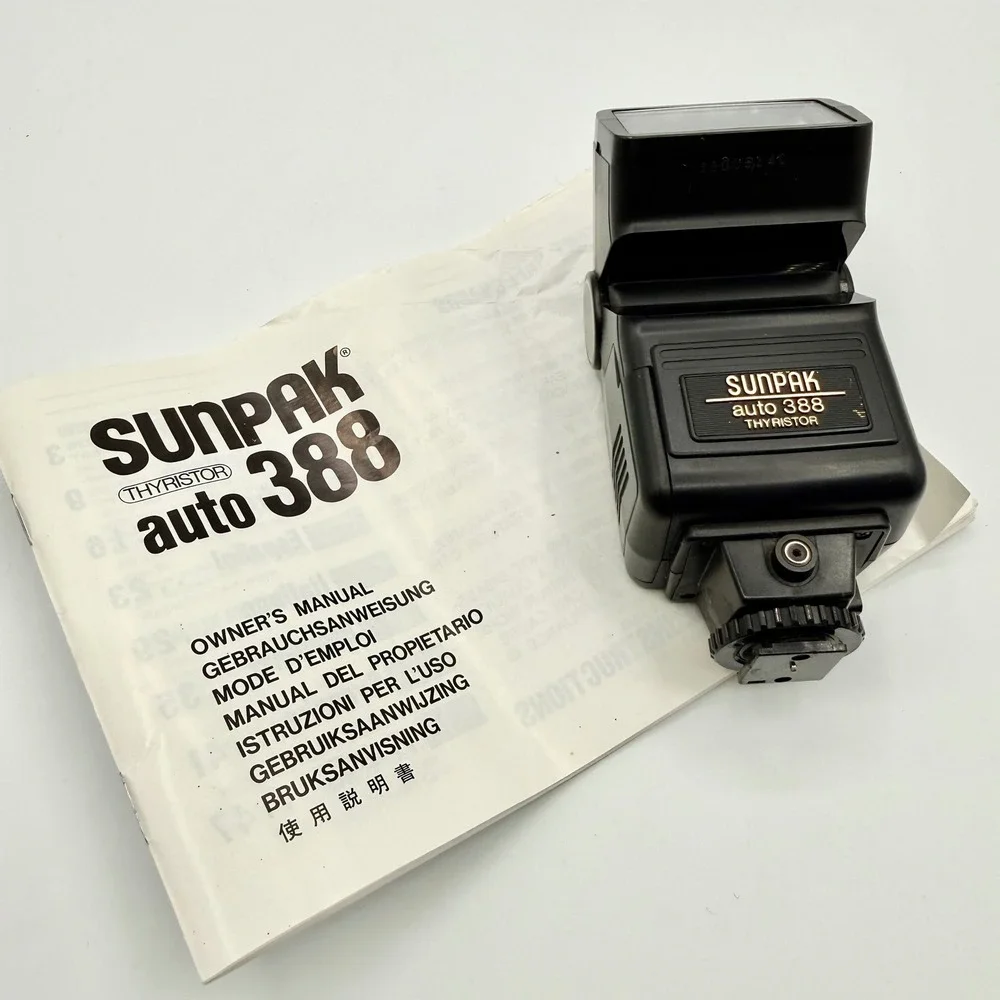 Sunpak Auto 388 Thyristor Electronic Flash-Tested and Working